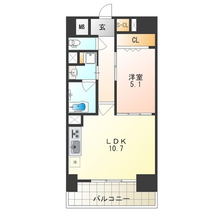 新大阪駅 徒歩5分 12階の物件間取画像